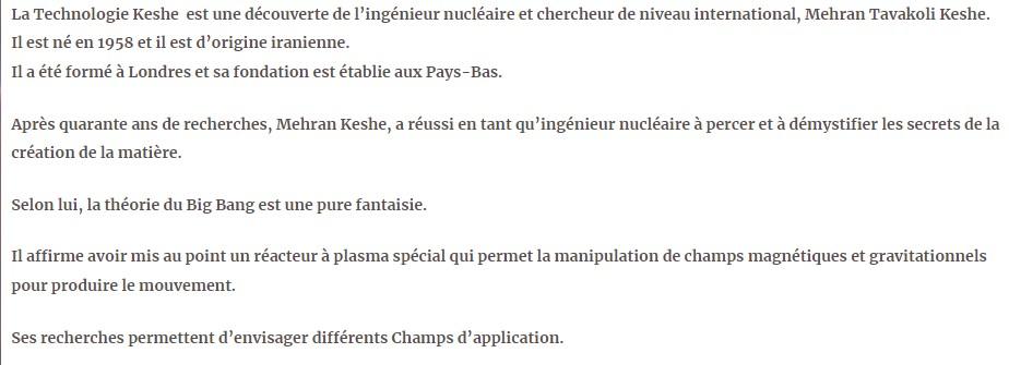 Texte sur le plasma